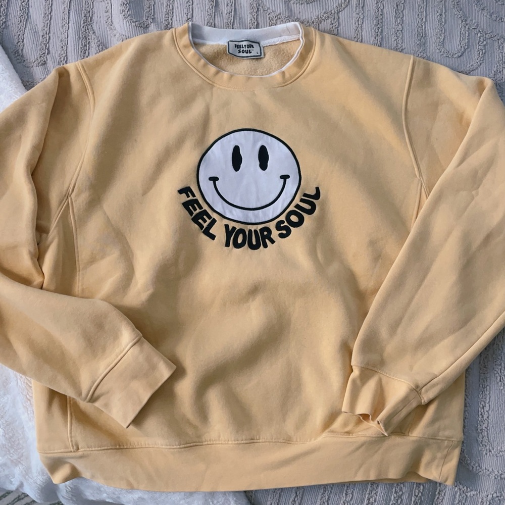 Feel Your Soul Yellow Sweatshirt
